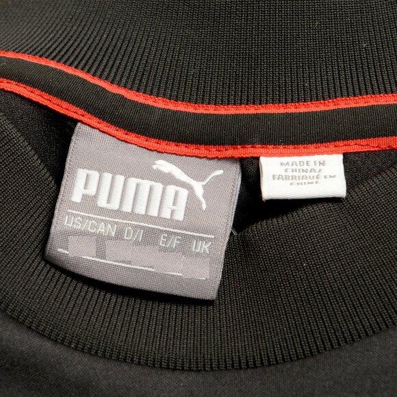 Scuderia Ferrari X Puma Men's Black Logo Print Crewneck Sweatshirt US XL IT 54 - Picture 5 of 5